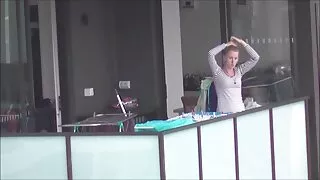 Bărbat în vârstă de clipuri cu porno futut Blonda In Ciorapi